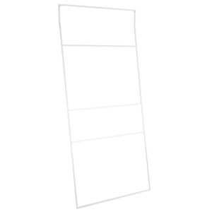 Nordic Design Bílý kovový koupelnový žebřík Reynor 180 x 80 cm