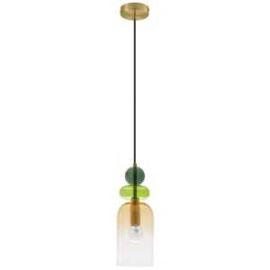 Barevné skleněné závěsné světlo Nova Luce Murano 10